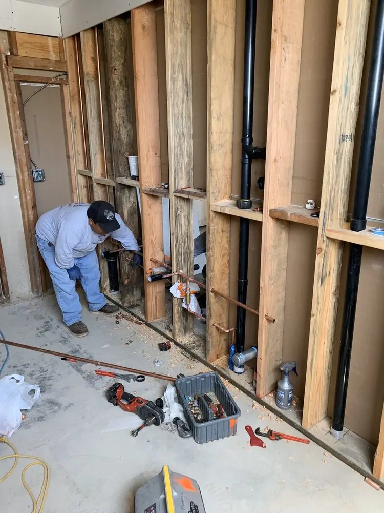 Commercial rough-in plumbing for Gas Line Repair in Hadlyme